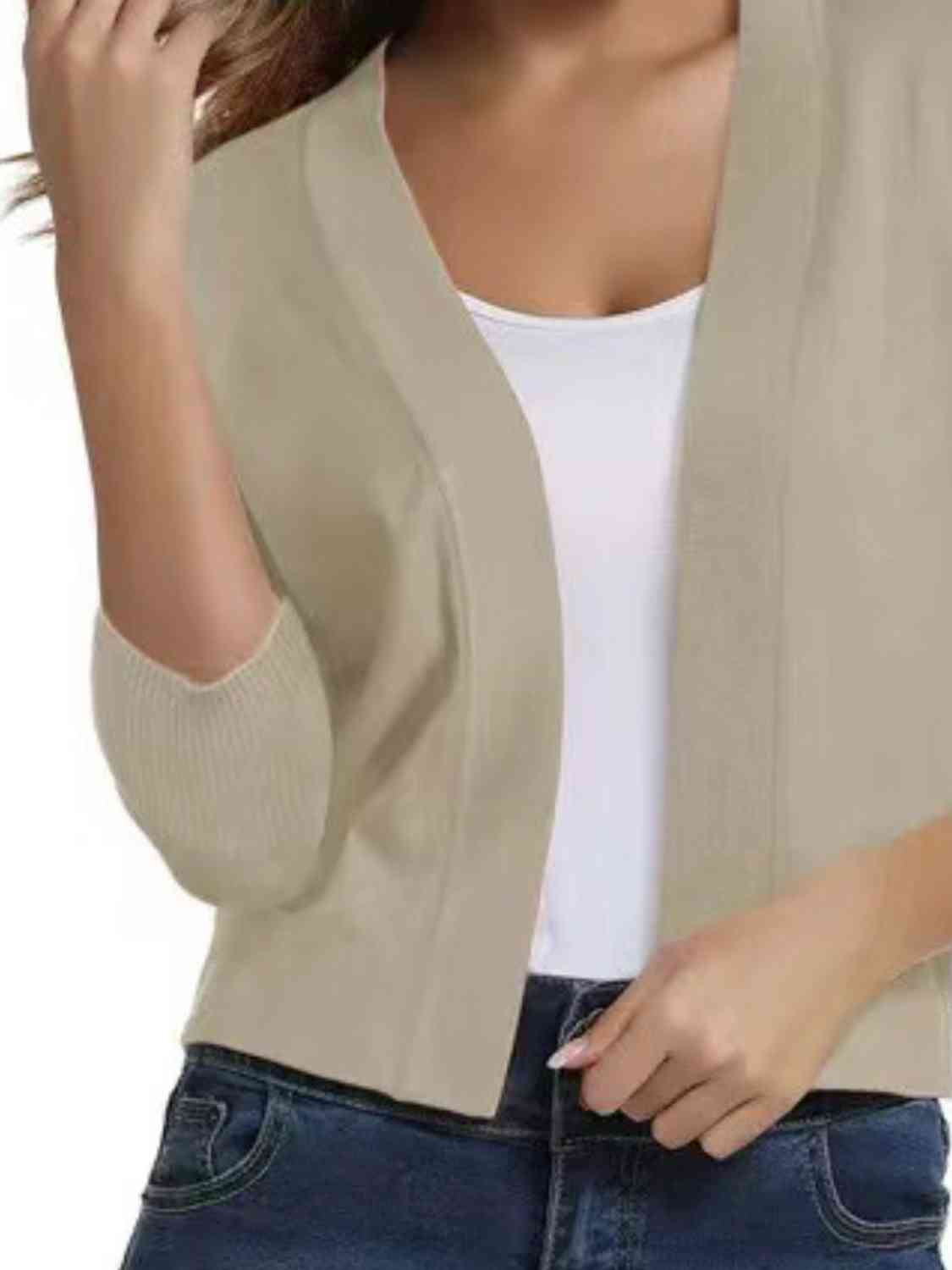 Open front cardigan