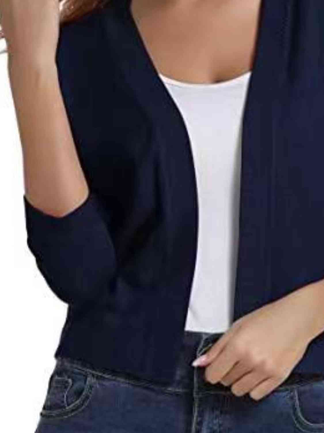 Open front cardigan