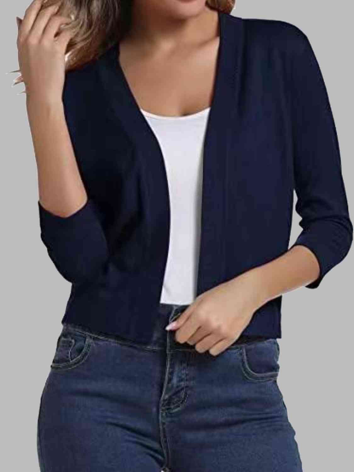 Open front cardigan