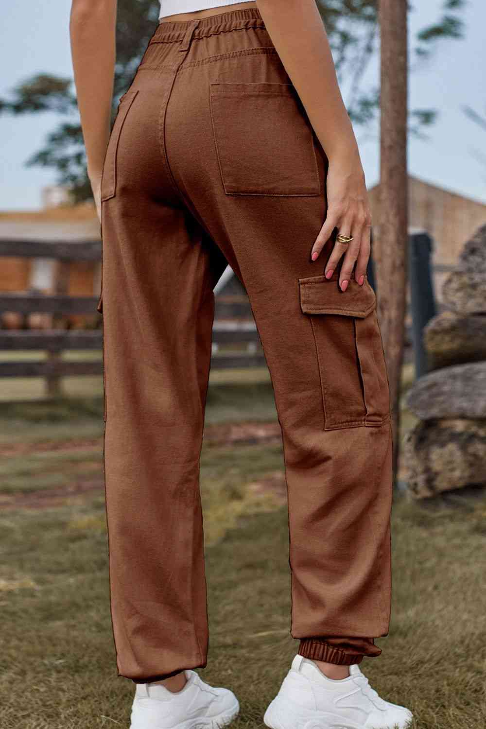 Long jeans with pocket