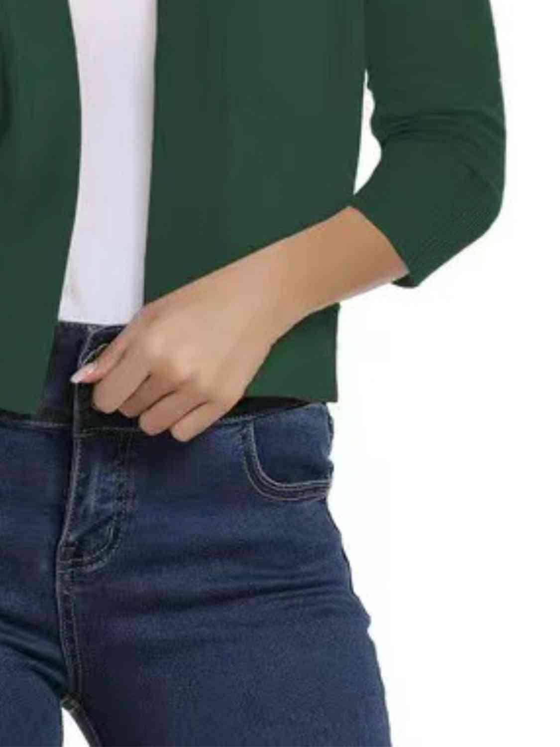 Open front cardigan