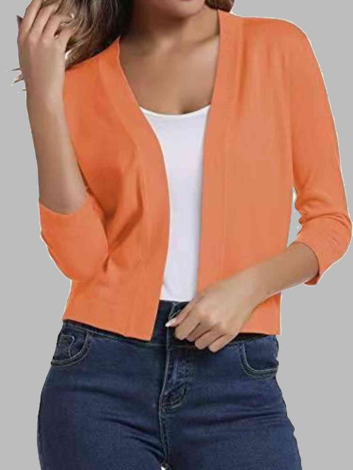 Open front cardigan