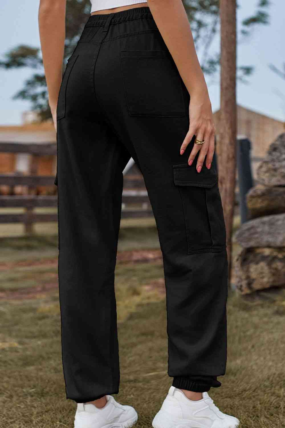 Long jeans with pocket