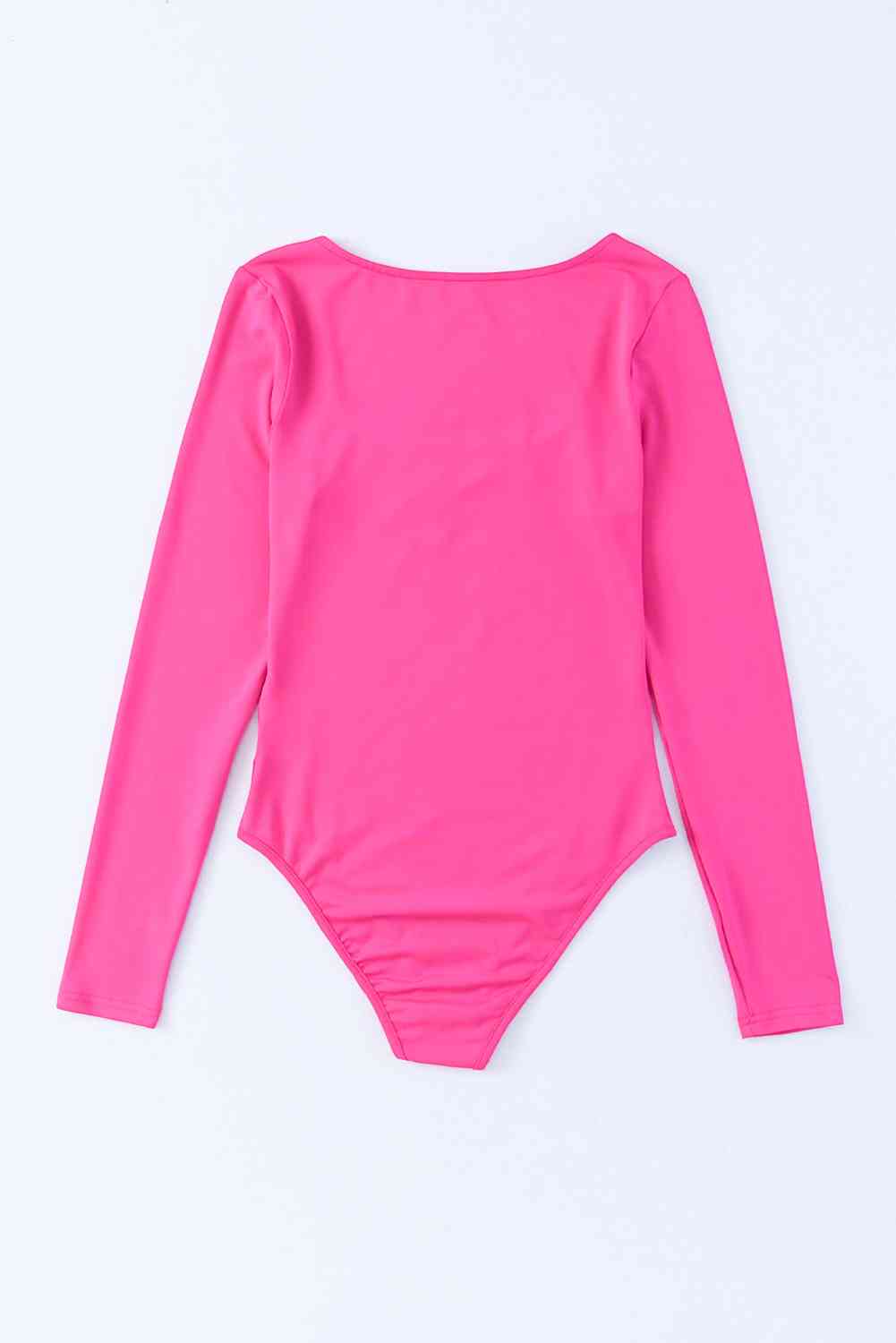 Scoop Neck Long Sleeve Bodysuit