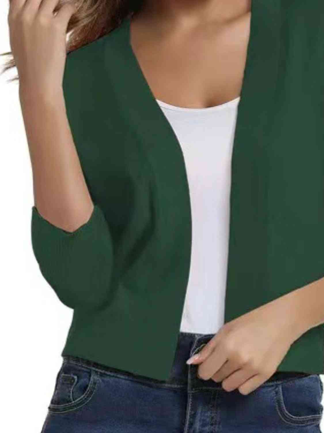 Open front cardigan