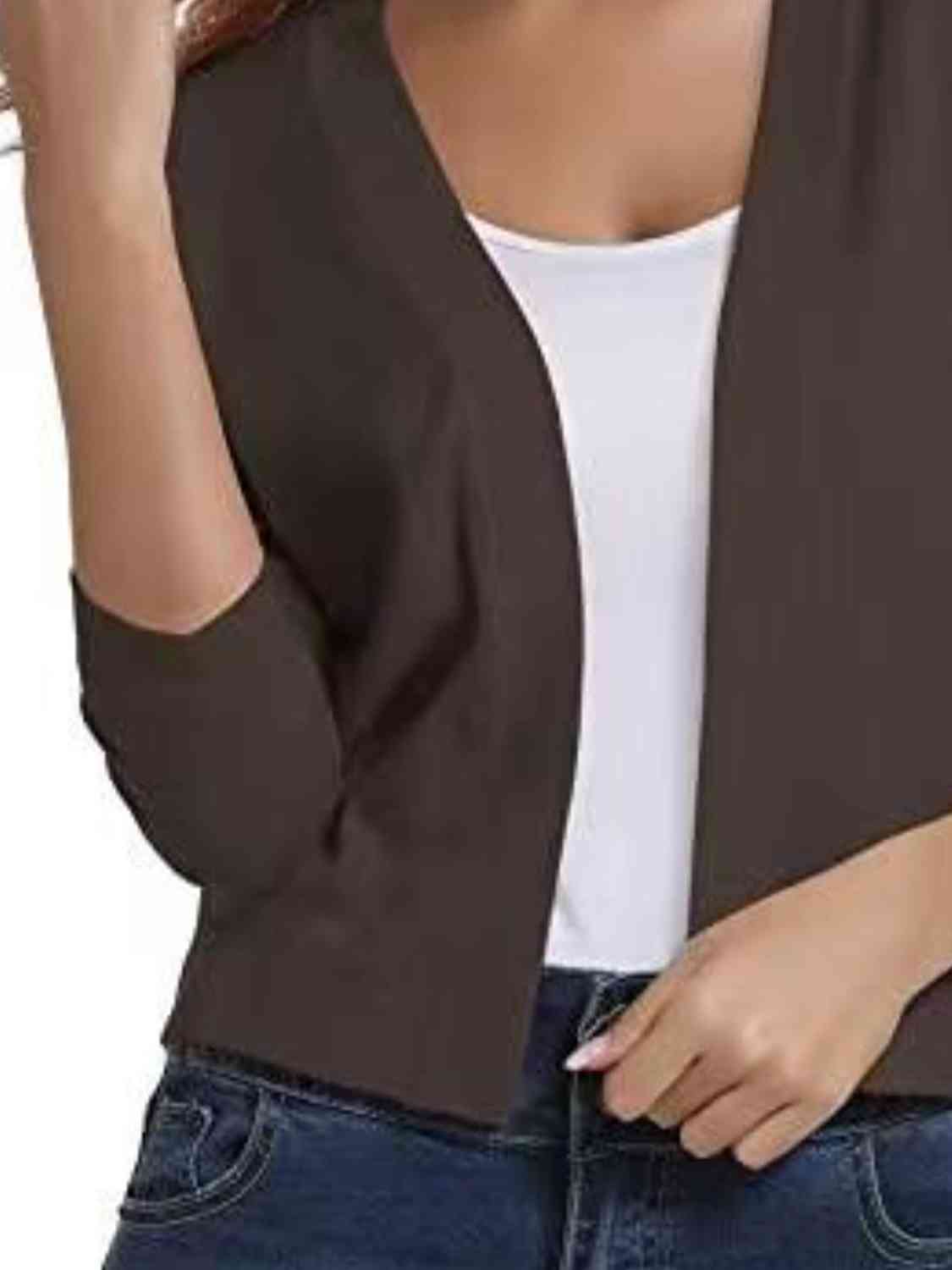 Open front cardigan