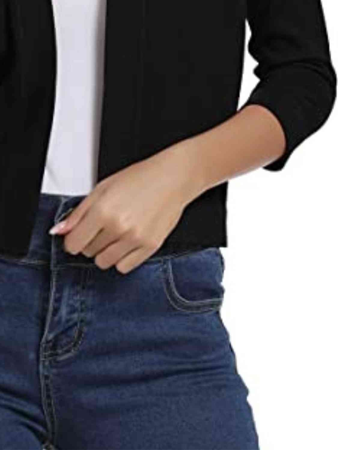 Open front cardigan