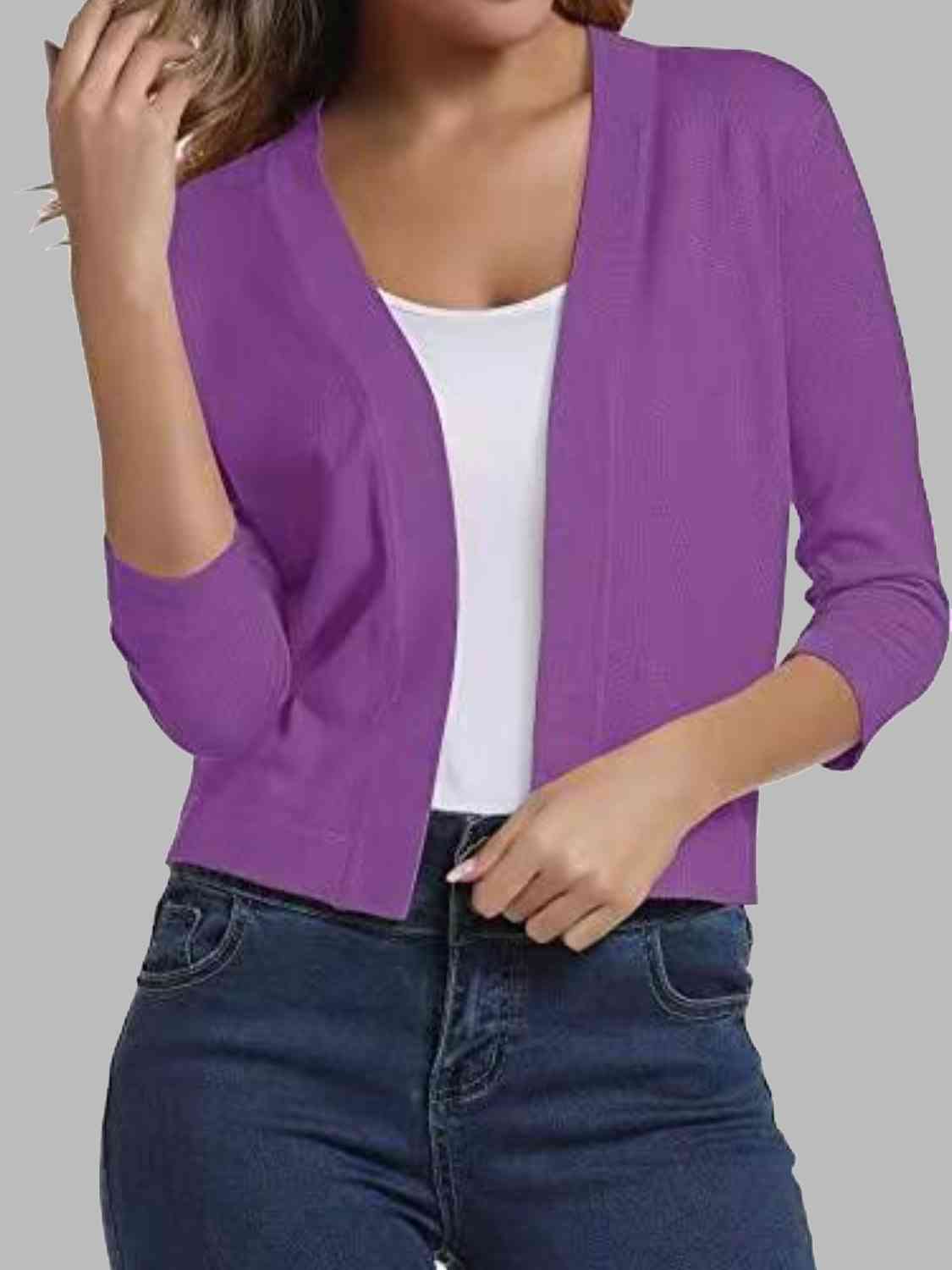 Open front cardigan