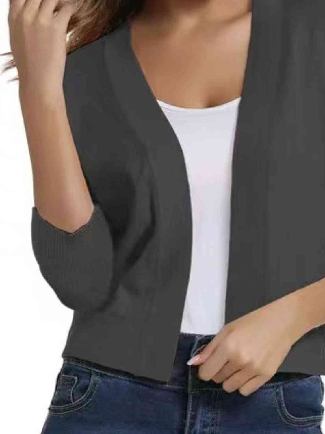 Open front cardigan