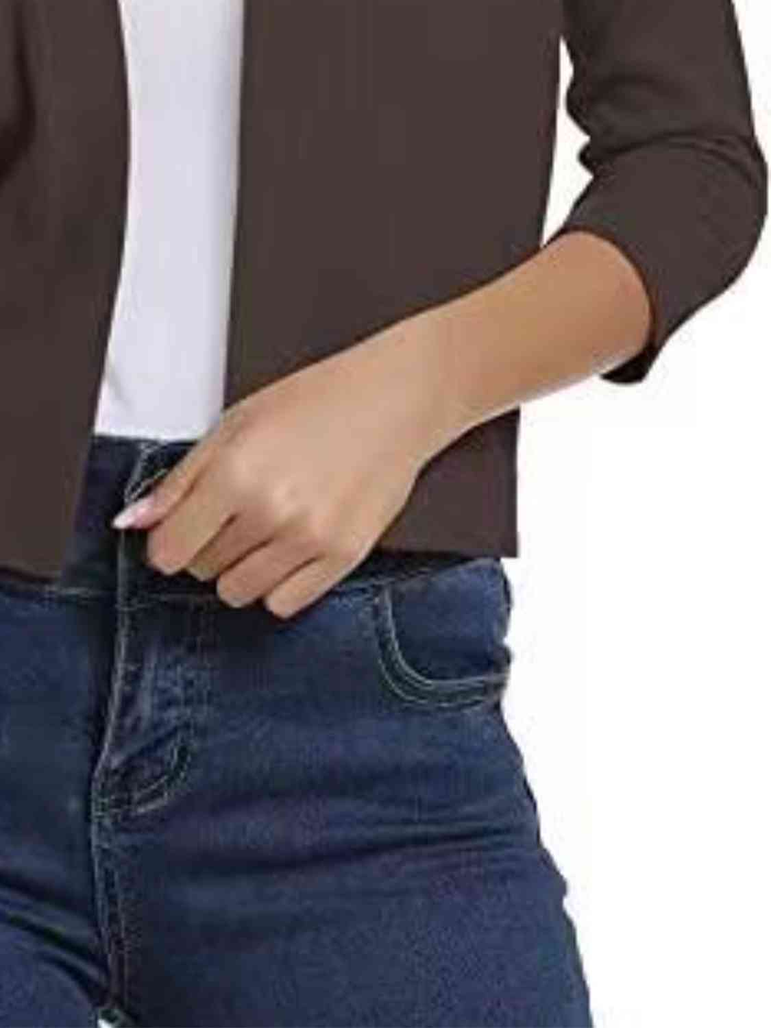 Open front cardigan